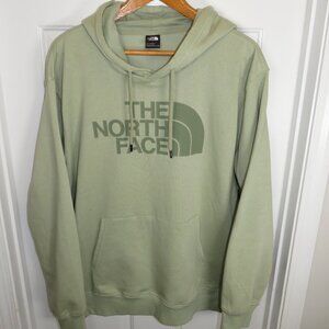 The North Face Mens 3XL Half Dome Pullover Hoodie Green/TNF Grid Texture Dome